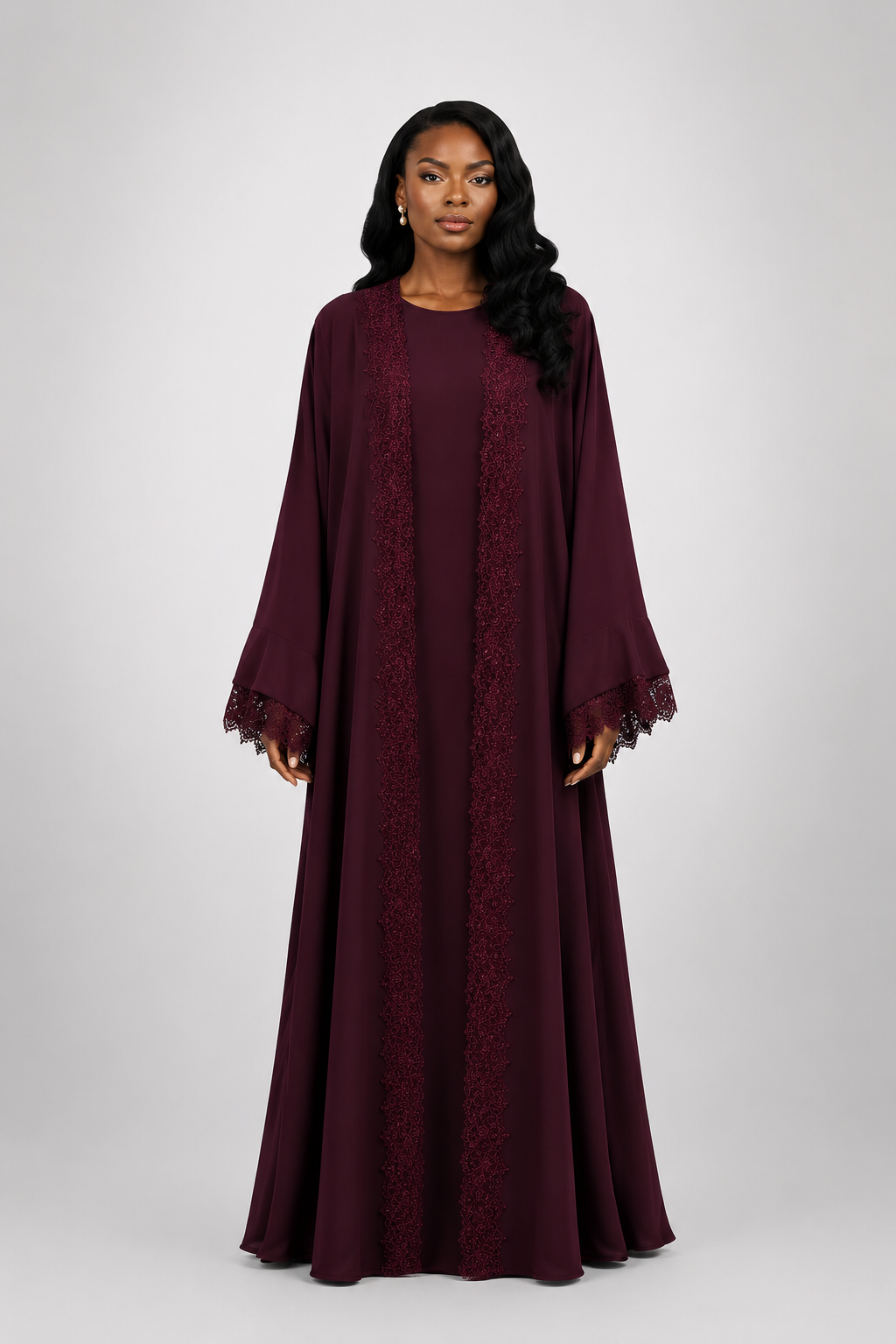 ALAIA BURGUNDY