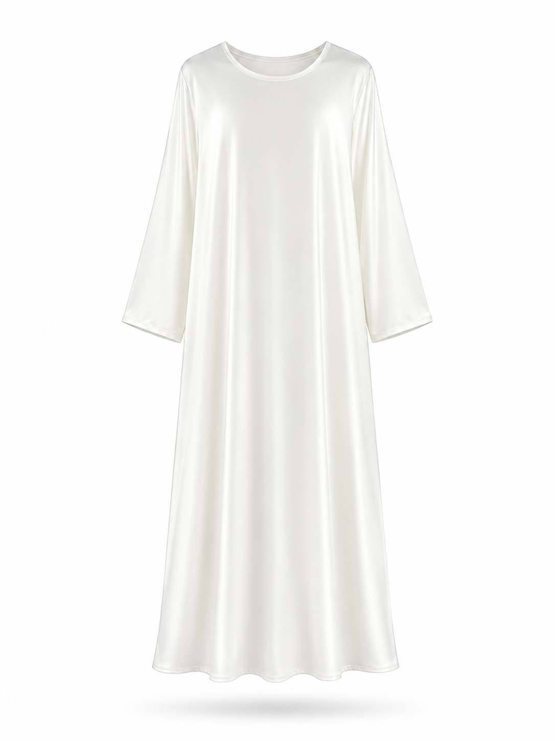 SATIN UNDERDRESS WHITE