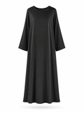 SATIN UNDERDRESS BLACK